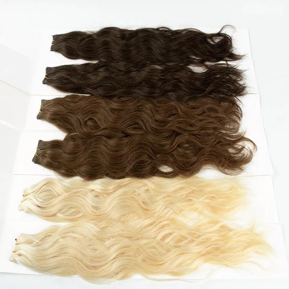 Genius Weft Hair Can Be Cut No Return Hair Virgin Genius Weft Comfortable Hair Extension